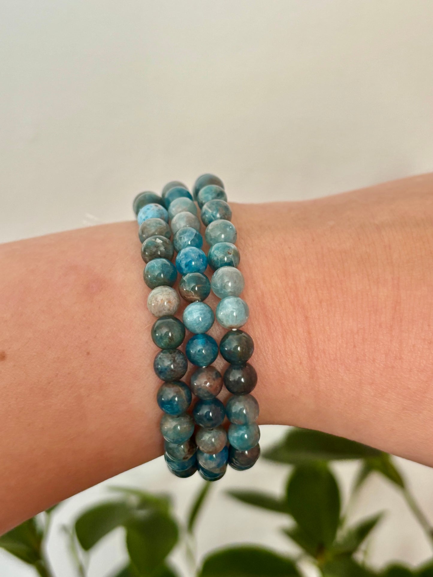 Apatiet Armband 6mm - Natuurlijke Edelsteen | Bestel Nu