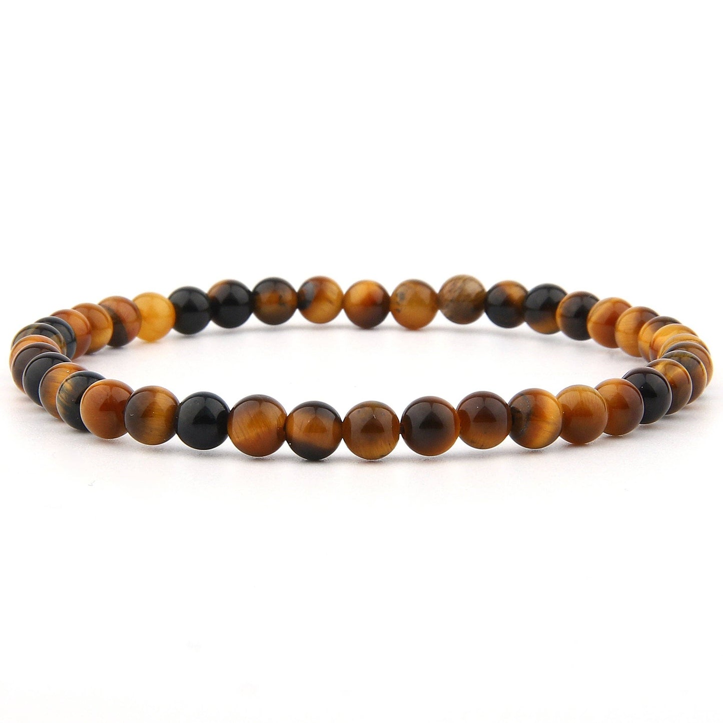 Tigereye gele armband | 4 mm