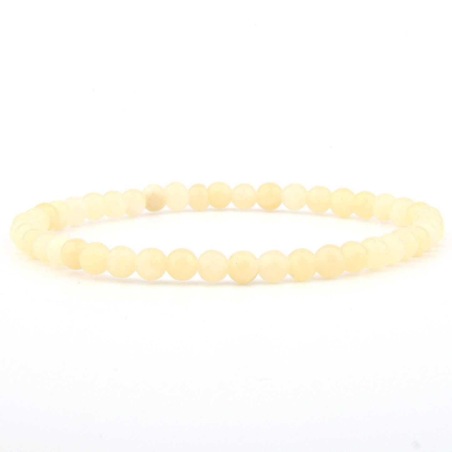 Armband van gele jade 4 mm