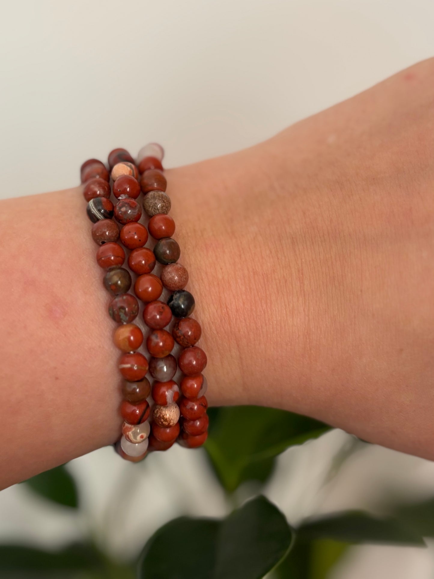 Rode Jaspis Armband 6mm - Natuurlijke Edelsteen | Bestel Nu