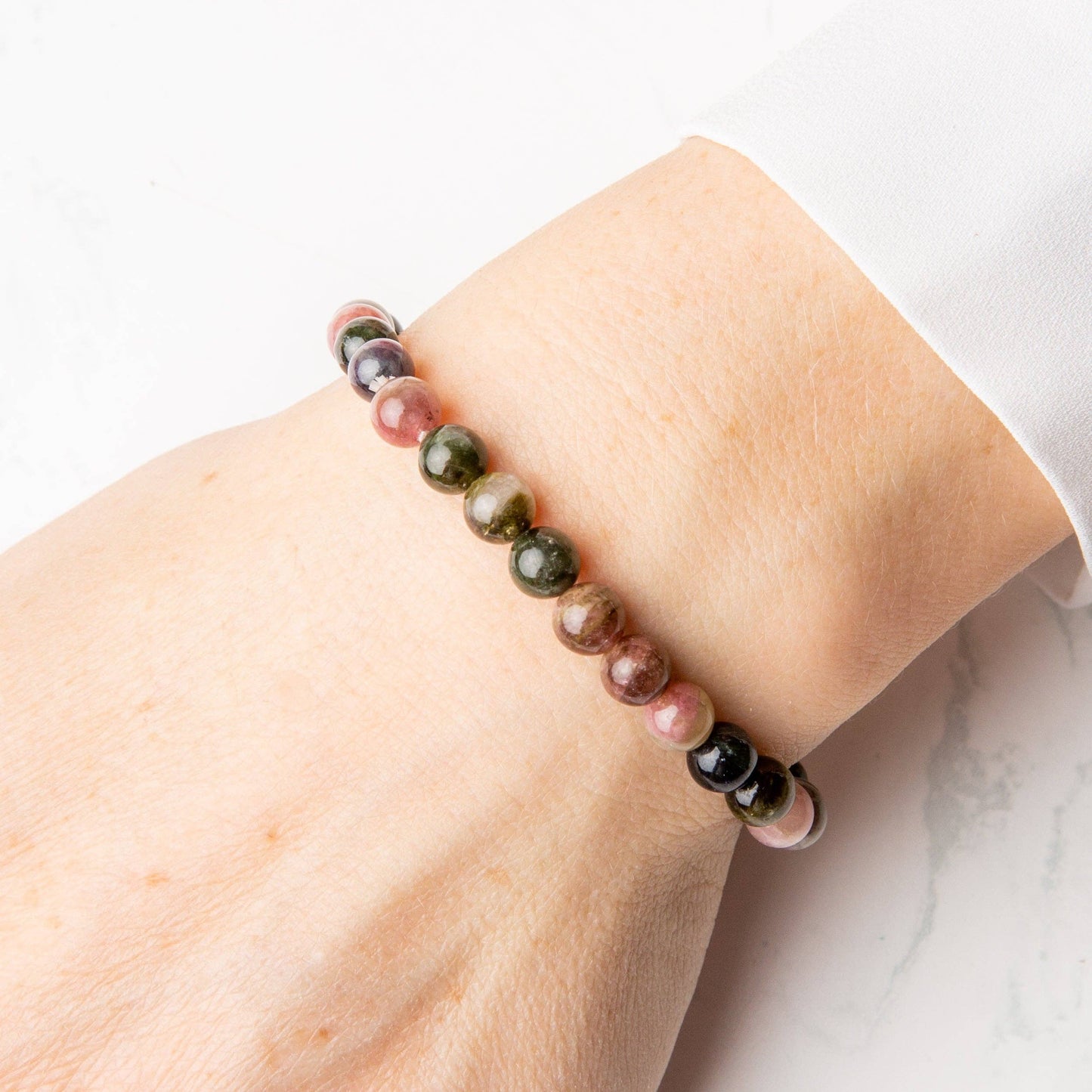 Toermalijn edelsteen armband | 6 mm