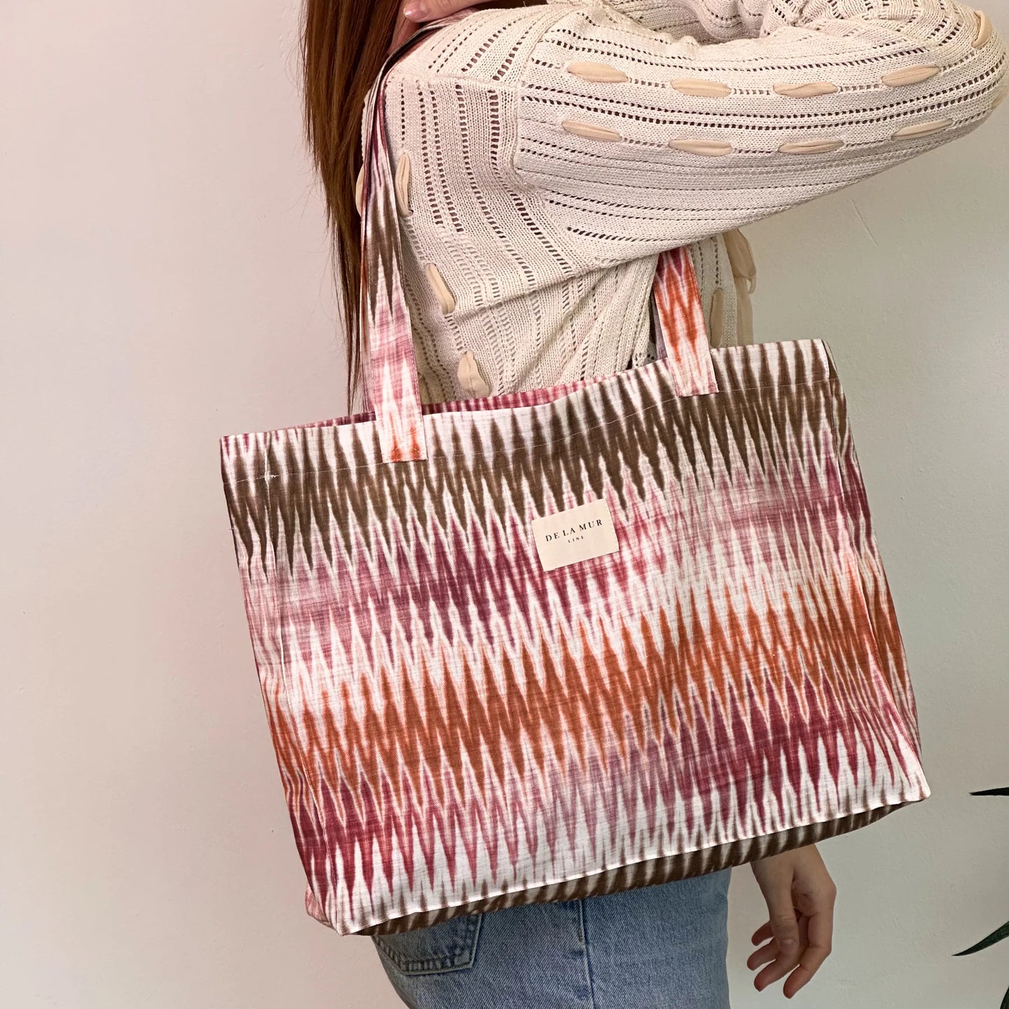Vierkante shopper HALI