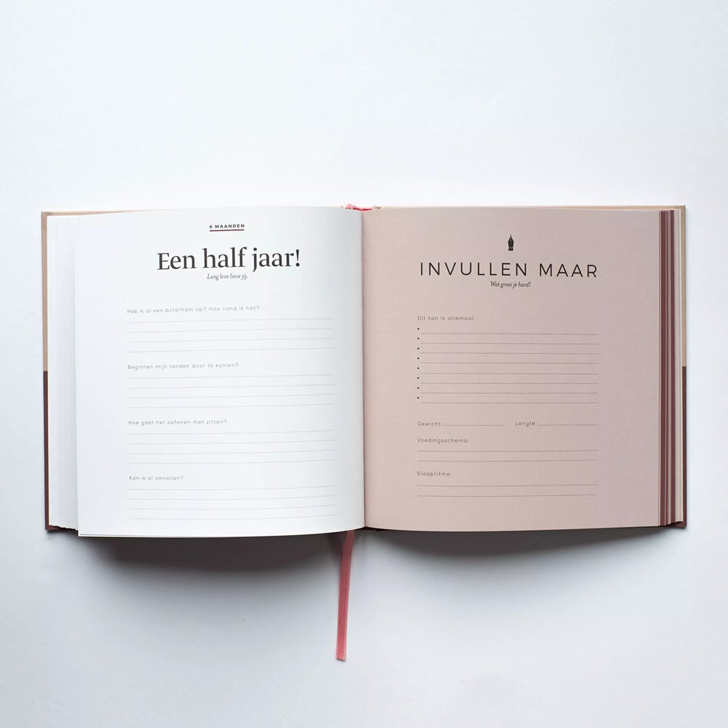 Babyshower cadeau invulboek