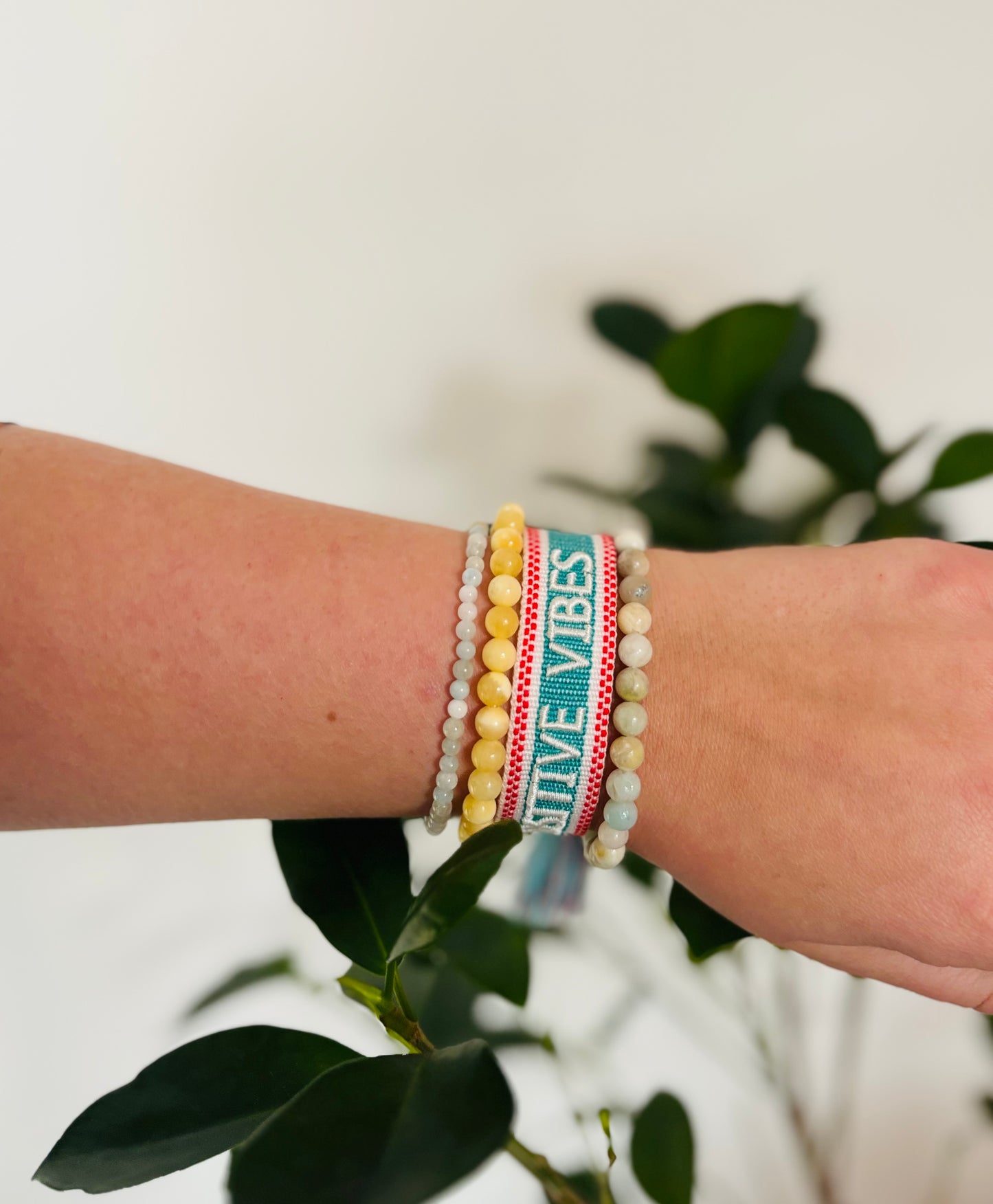 Armbandenset – In Flow met je Hart , Vertrouwen, Rust & Innerlijke Kracht