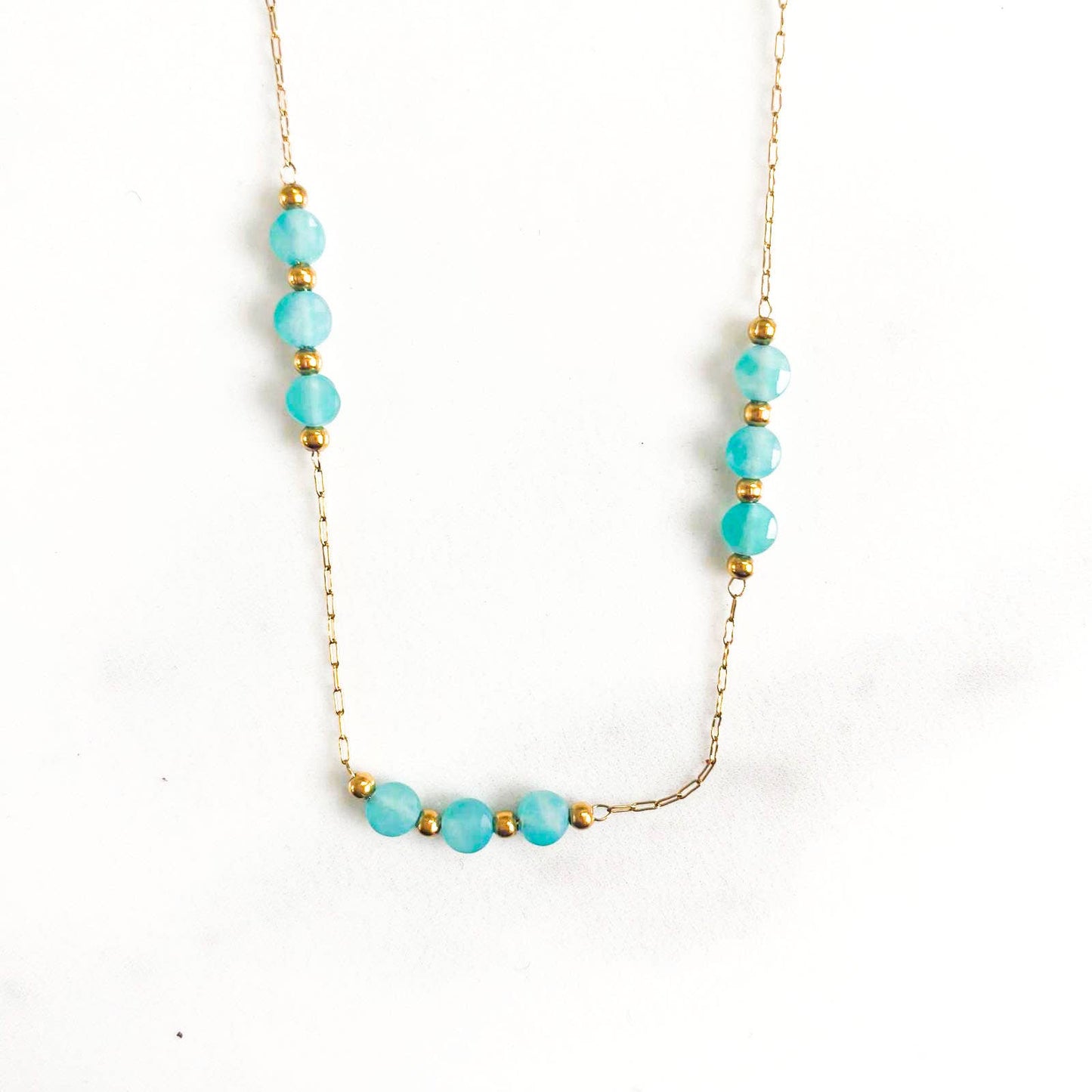 Amazoniet turquoise ketting
