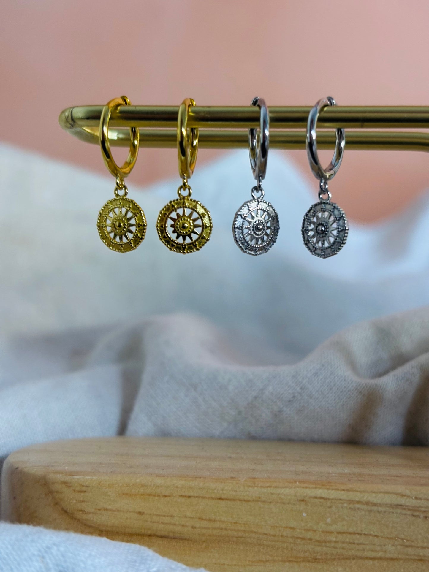Wheel of life | 925 zilver met 18K verguld goud