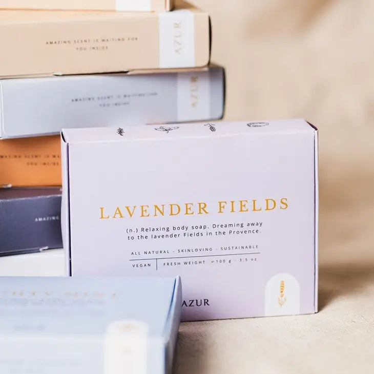 LAVENDER FIELDS | lichaamsbar | natuurlijke zeep