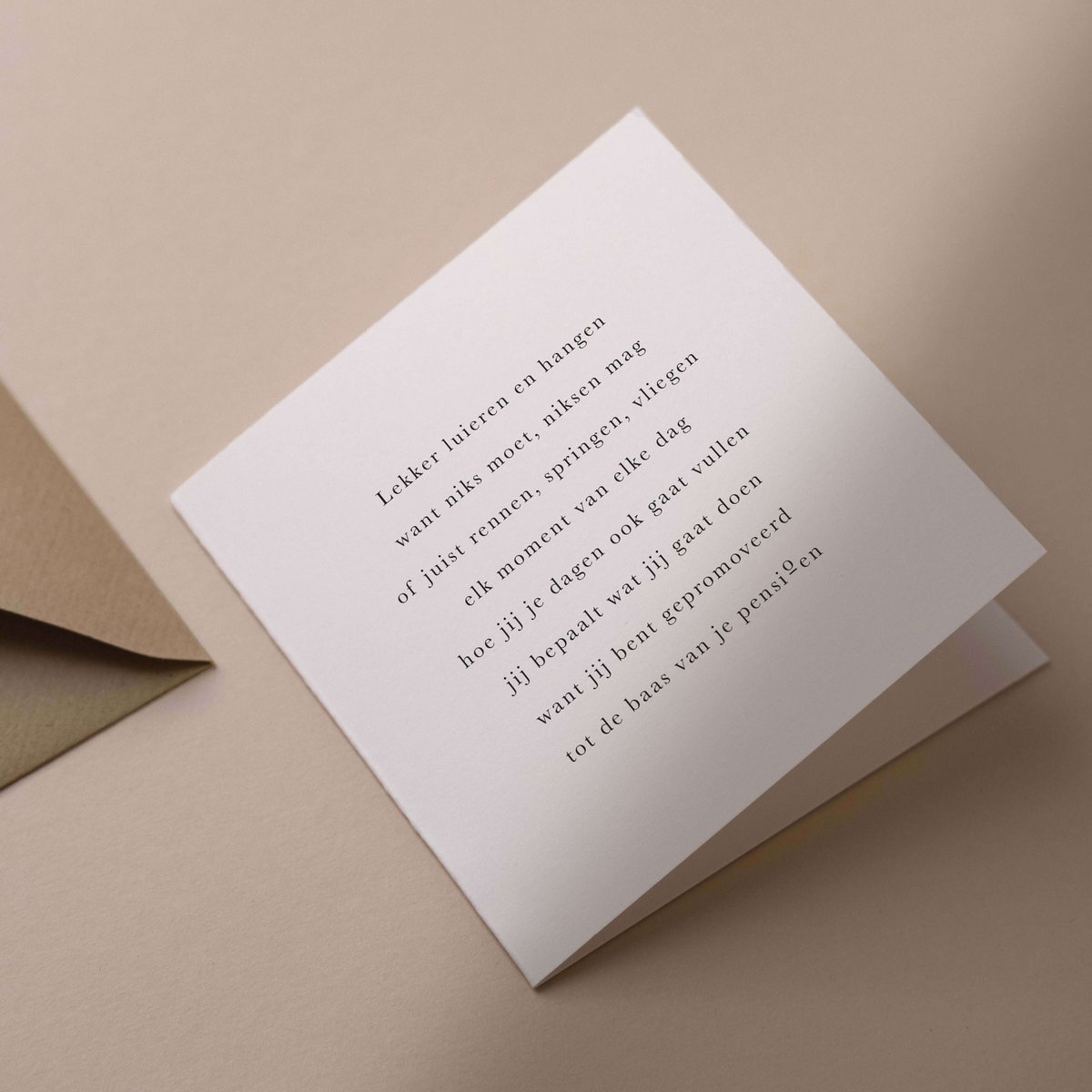 Wenskaart | Pensioen