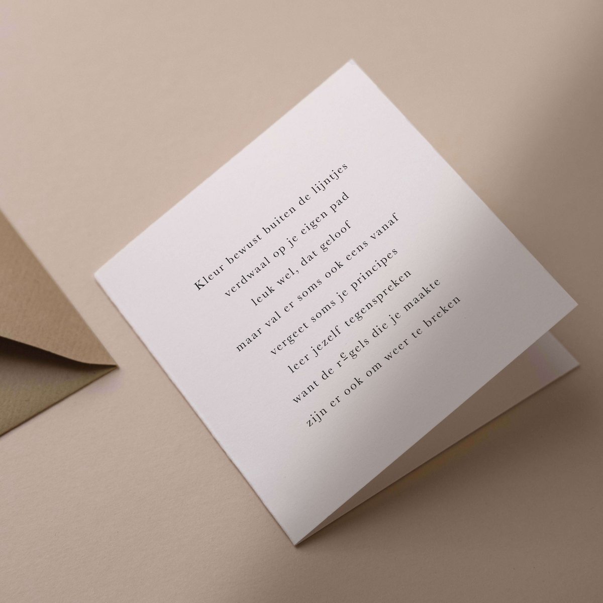 Wenskaart | Regels