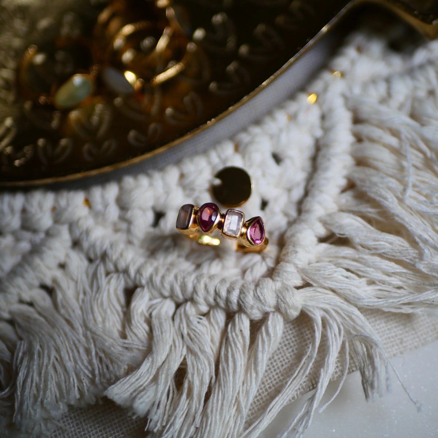 Ring met Rozenkwarts