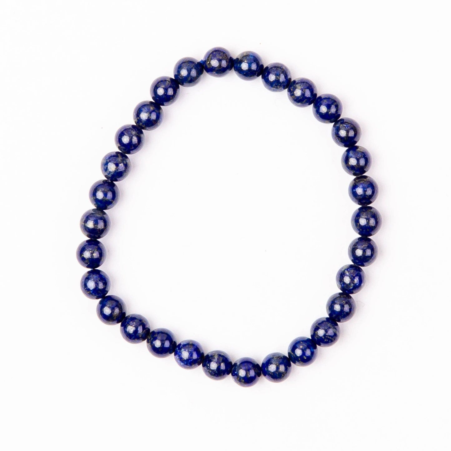 Lapis lazuli edelsteenarmband | 6 mm