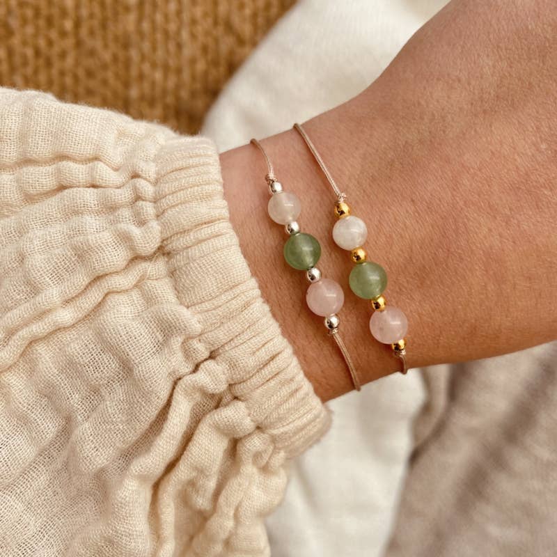 Edelstenen Affirmatie Armbandje - Lieve mama