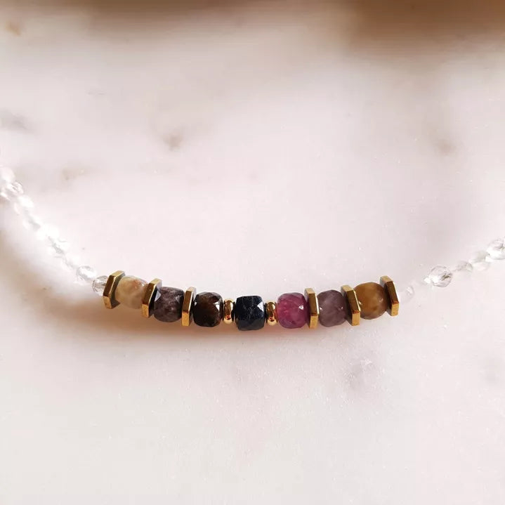 Prishna | Maansteen, Toermalijn en Hematiet