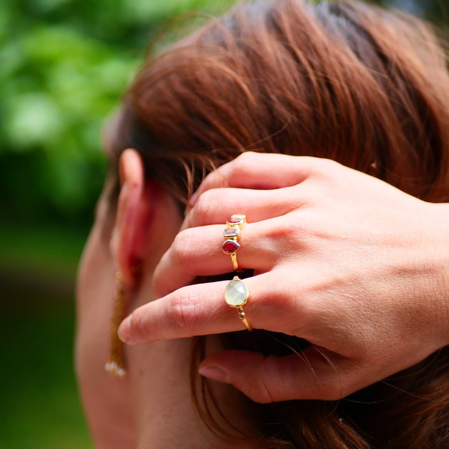 Ring met Rozenkwarts