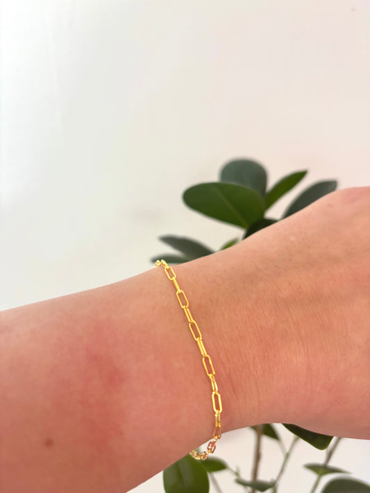 Zeynep Armband – 925 Sterling Zilver | Paperclip Armband