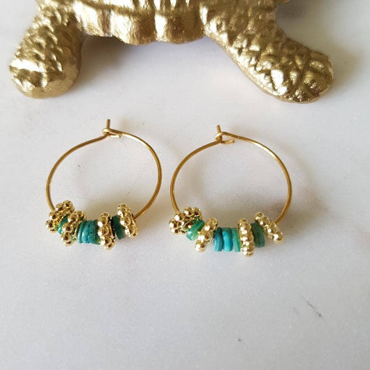 OORBELLEN JAVA GREEN BABY