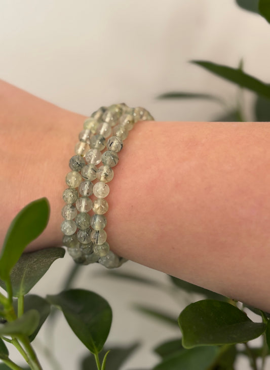 Prehniet Armband 6mm - Natuurlijke Edelsteen | Bestel Nu