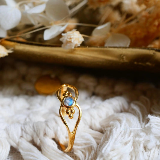 Dahlia Labradoriet Ring
