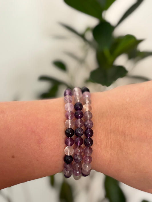 Fluoriet Armband 6mm - Natuurlijke Edelsteen | Bestel Nu