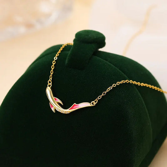 Karper Ketting – 925 Zilver met 18K verguld Goud