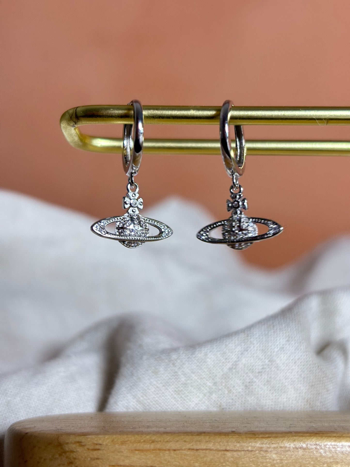 De Zuhal Oorbellen | 925 zilver