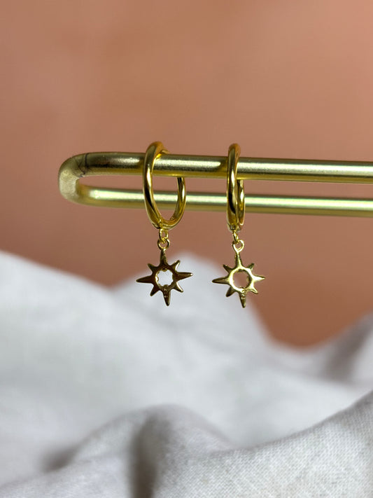 Aria Oorbellen | 925 zilver en 18K Verguld Goud