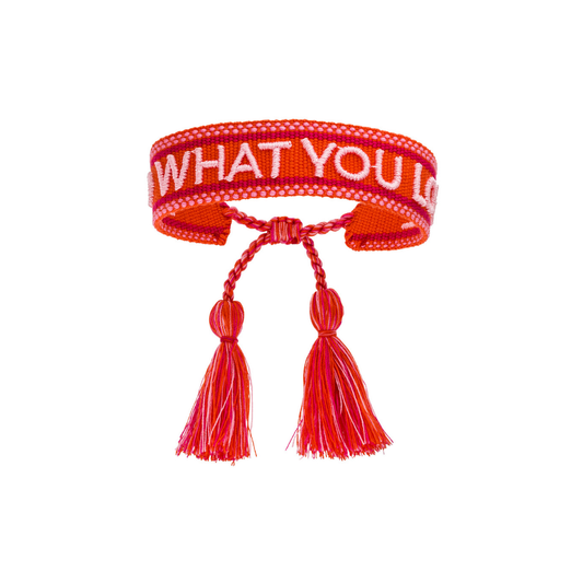 Doe waar je van houdt statement armband