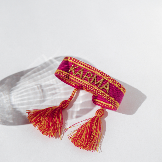 Karma statement armband