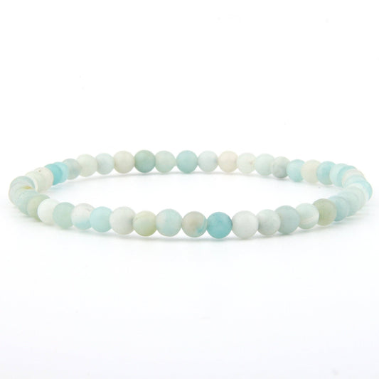 Amazoniet armband 4 mm