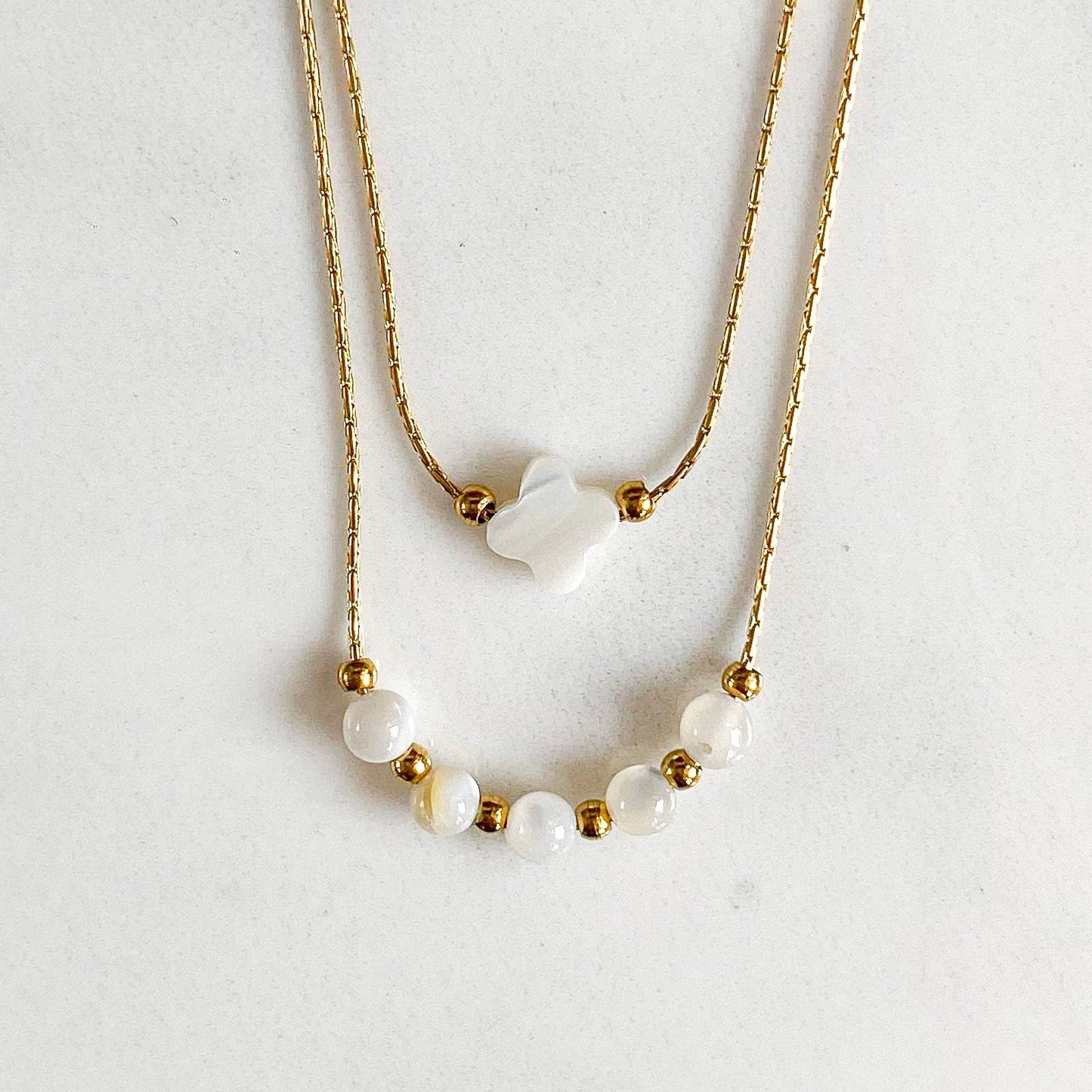 Dubbele clover ketting