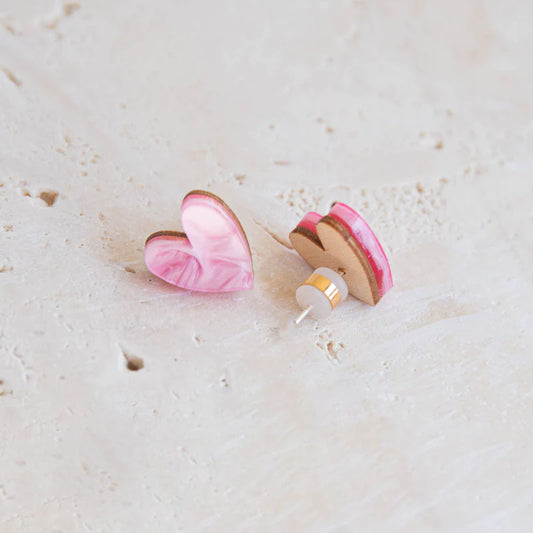 I Heart You | ROZE | Knopjes oorbellen
