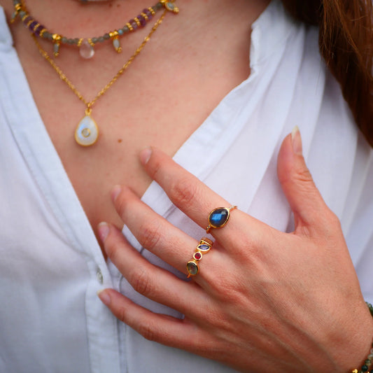Labradoriet ring