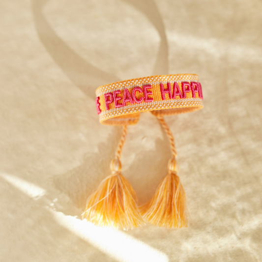 Love Peace Happiness | Manifestatie armbandje