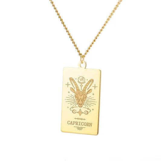 Gouden Steenbok ketting